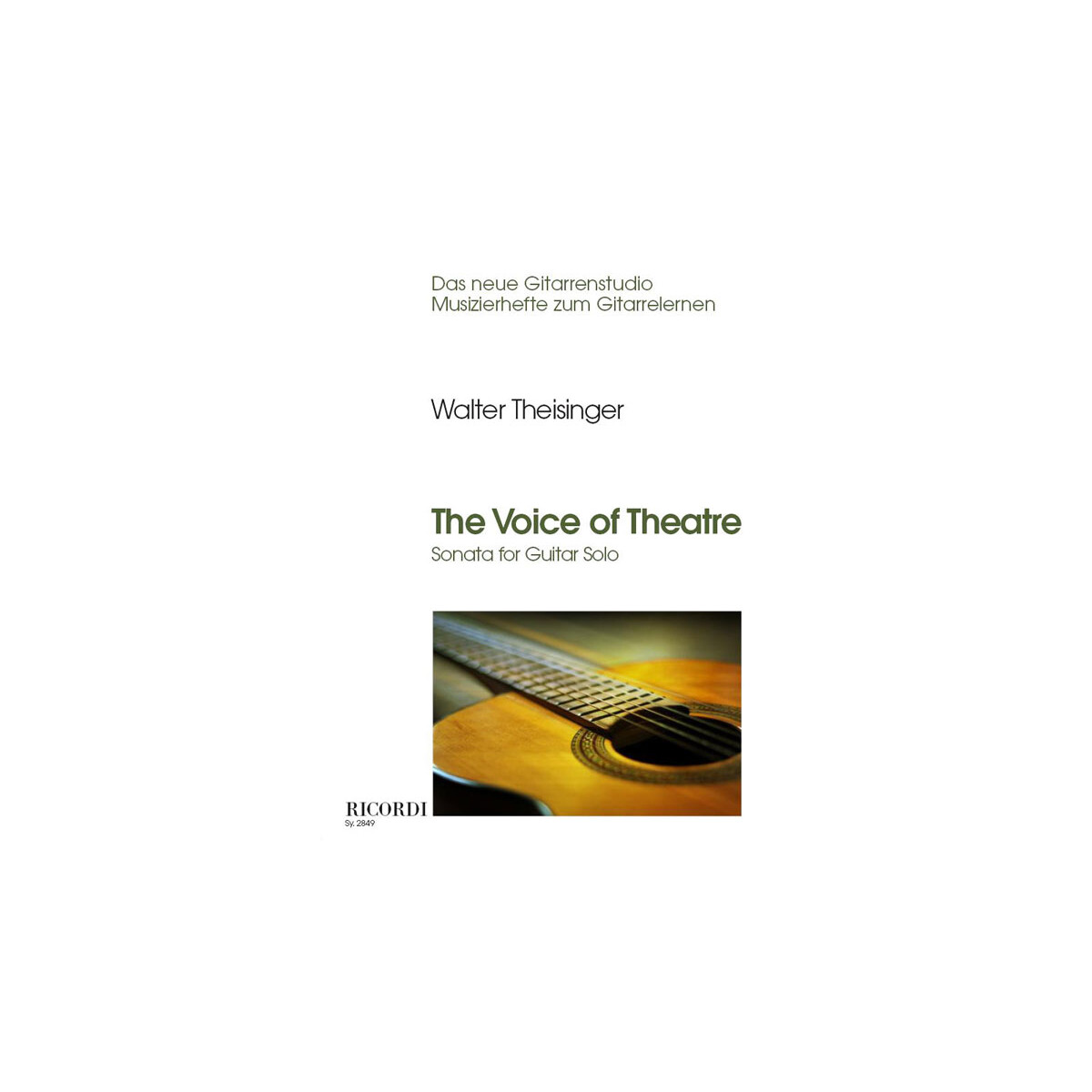 The Voice of Theatre for guitar solo box