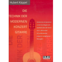 Die Technik der modernen Konzertgitarre
