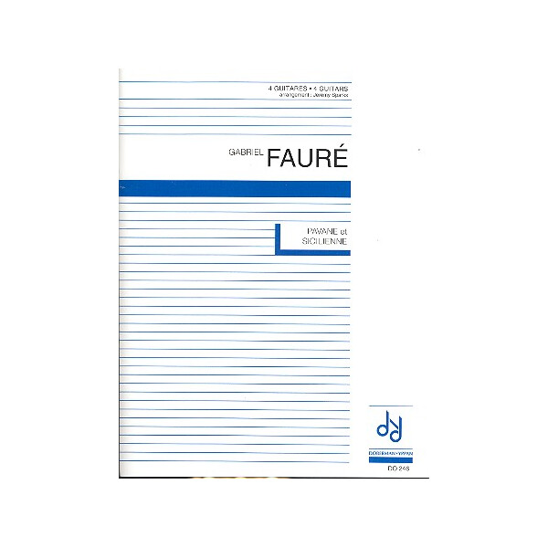 Pavane et sicilienne for 4 guitars: