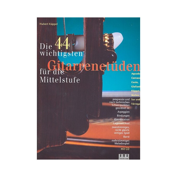 Die 44 wichtigsten Gitarrenetüden