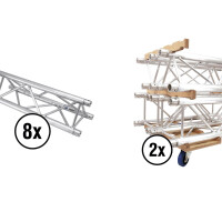 Alutruss TRILOCK 6082-2000 + Truss wagon combination