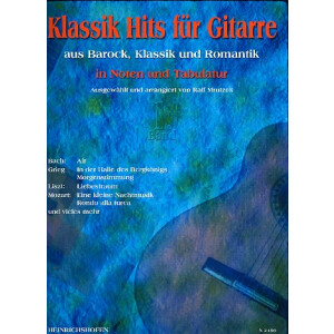 Klassik Hits Band 1 f&uuml;r Gitarre
