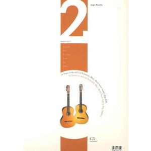Zwei 10 Duette für 2 Gitarren (+CD)