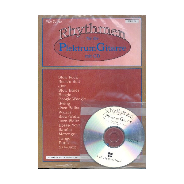 Rhythmen für die Plektrumgitarre (+CD)