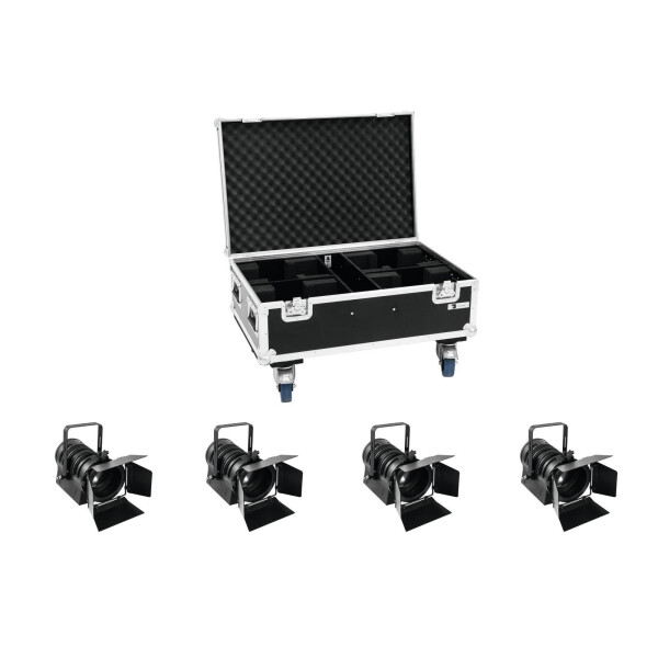 Eurolite Set 4x LED THA-40PC sw + Case