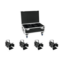 Eurolite Set 4x LED THA-40PC sw + Case
