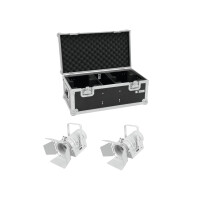 Eurolite Set 2x LED THA-40PC ws + Case