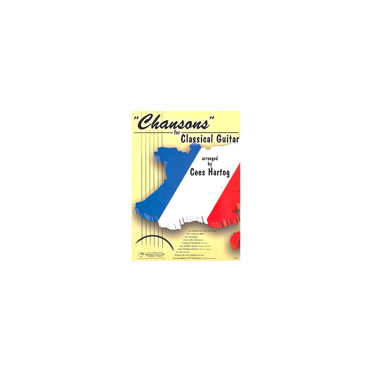 Chansons for classical guitar box