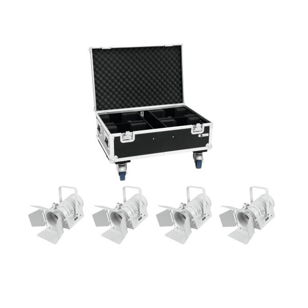 Eurolite Set 4x LED THA-40PC ws + Case