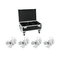 Eurolite Set 4x LED THA-40PC ws + Case