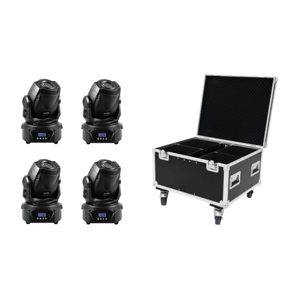 Eurolite Set 4x LED TMH-60 MK2 + Case