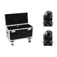 Eurolite Set 2x LED TMH-60 MK2 + Case mit Rollen