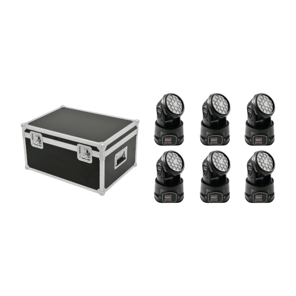 Eurolite Set 6x LED TMH-7 + Case