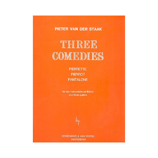3 Comedies for 3 guitars with