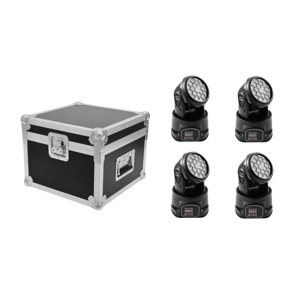 Eurolite Set 4x LED TMH-7 + Case