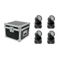 Eurolite Set 4x LED TMH-7 + Case