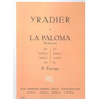 La Paloma Habanera für Gitarre