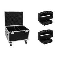 Futurlight Set 2x Wave LED-Moving-Leiste + Case