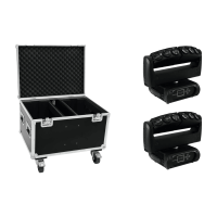 Futurlight Set 2x Color Wave LED-Moving-Leiste + Case