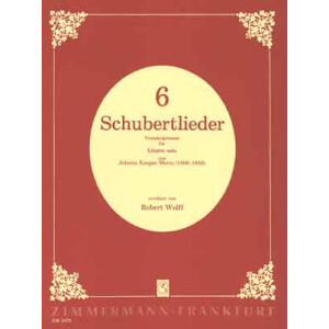 6 Schubertlieder für Gitarre