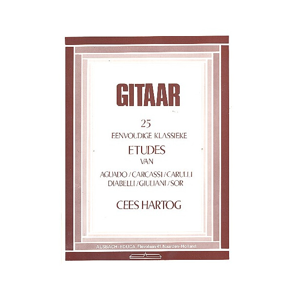 25 eenvoudige Klassieke Etudes