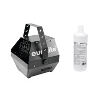 Eurolite Set B-100 Seifenblasenmaschine schwarz DMX + Seifenblasenfluid 1l