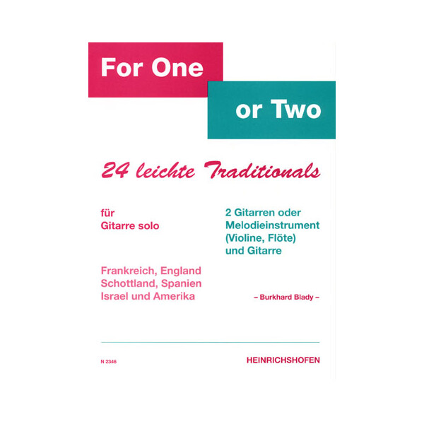 For one or two für Gitarre solo