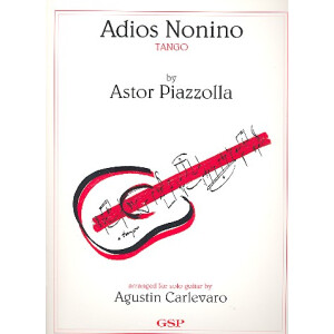 Adios nonino Tango für Gitarre