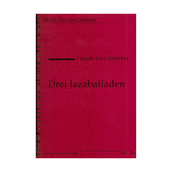 3 Jazzballaden für 4 Gitarren