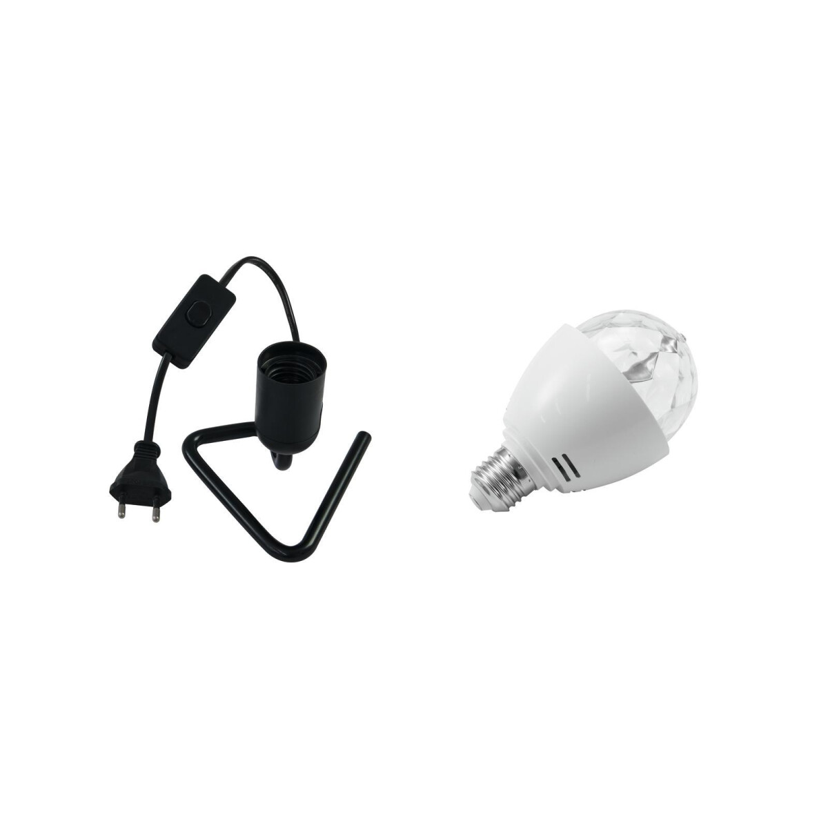 Eurolite Set LED BC-1 RGB + Triangle Fassung schwarz