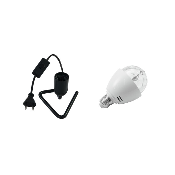 Eurolite Set LED BC-1 RGB + Triangle socket black