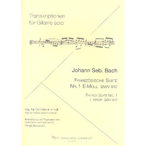 Franz&ouml;sische Suite Nr.1 e-Moll BWV812