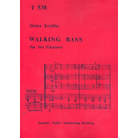 Walking Bass für 4 Gitarren