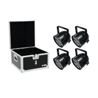 Eurolite Set 4x LED PAR-56 HCL Short sw + EPS Case