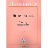 Chacony für  4 Gitarren