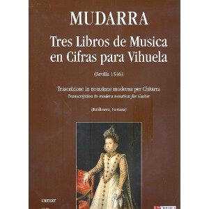3 libros de musica en cifras para Vihuela