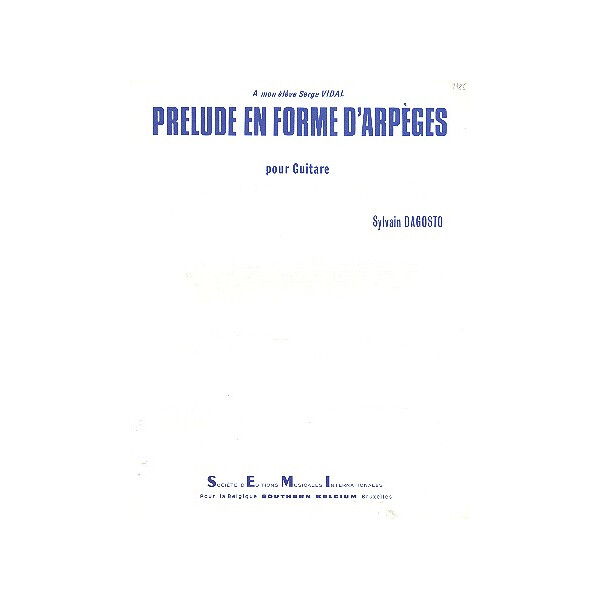 Prelude en forme darpèges
