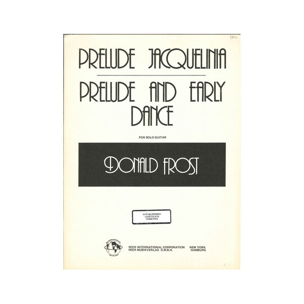 Prelude Jacquelinia -  Prelude and early Dance