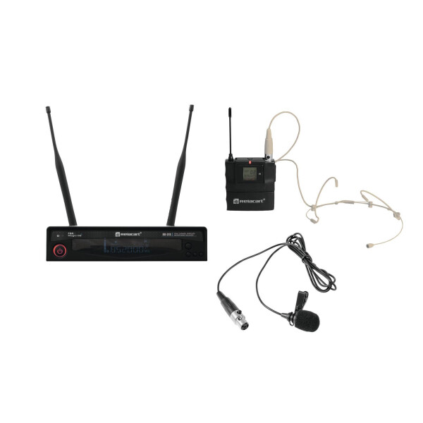 Relacart Set HR-31S Bodypack mit Headset und Lavalier