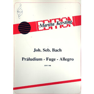 Präludium, Fuge und Allegro BWV998
