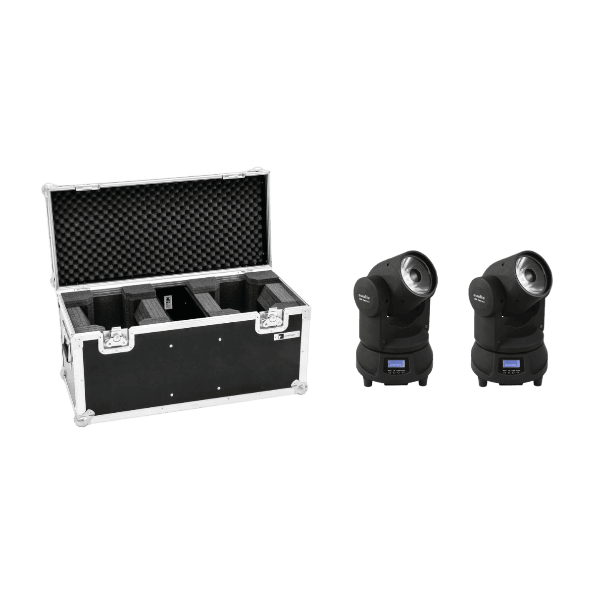 Eurolite Set 2x LED TMH-X1 Moving-Head Beam + Case