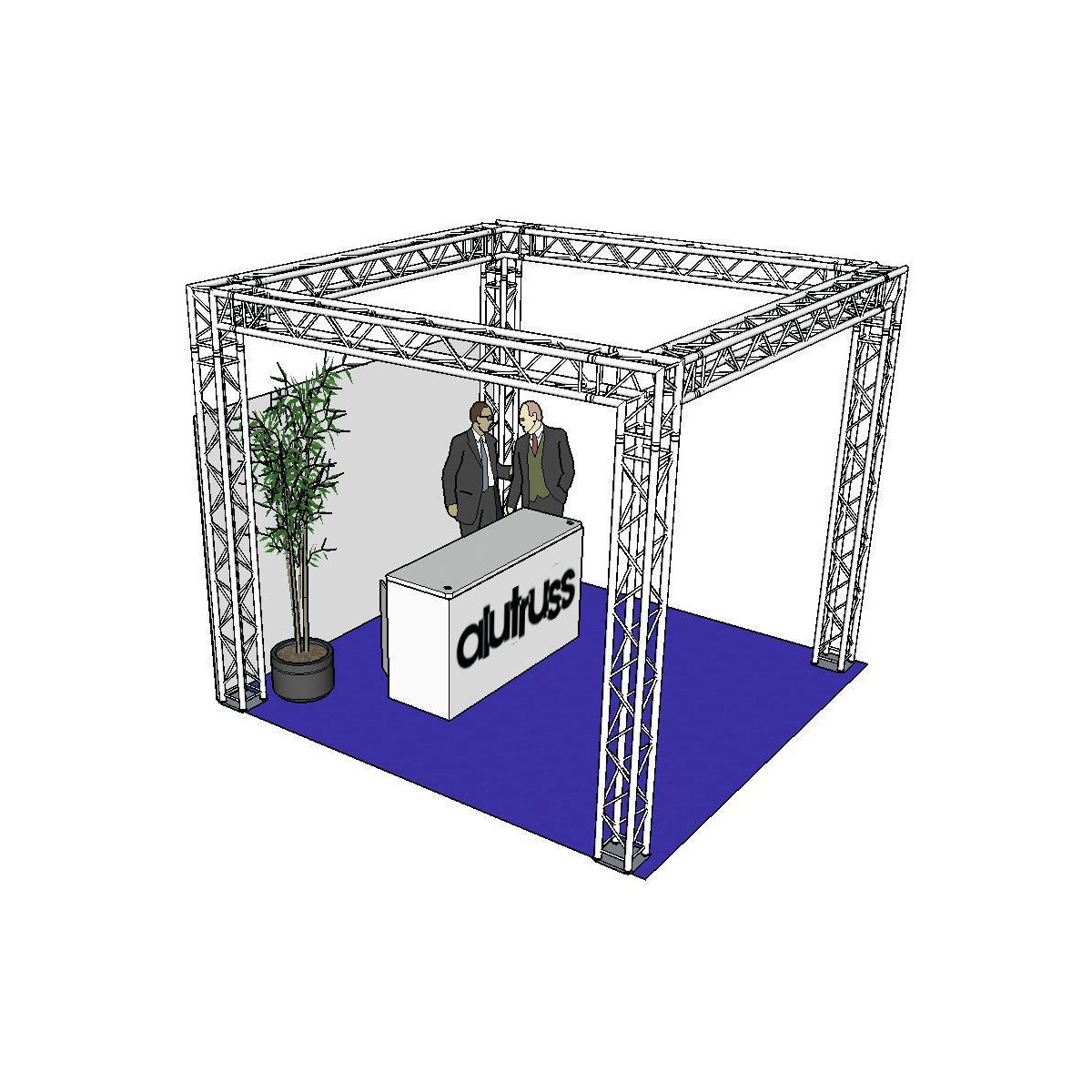 Alutruss QUADLOCK 6082 square 4x4 box