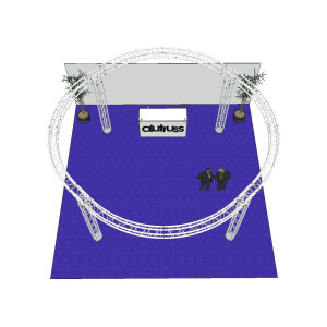 Alutruss QUADLOCK 6082 Kreis 6,6x3,5m