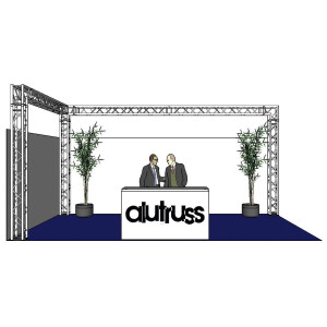 Alutruss QUADLOCK 6082 L-shape 7x4