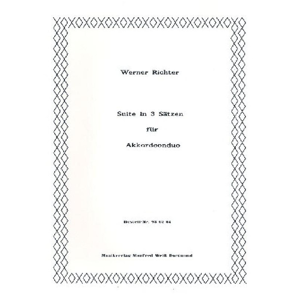 Suite in 3 Sätzen für 2 Akkordeons