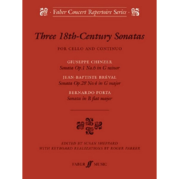 3 18th Century Sonatas for cello and bc