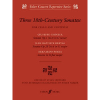 3 18th Century Sonatas for cello and bc