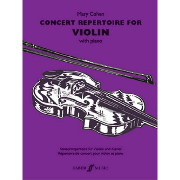 Concert Repertoire for violin