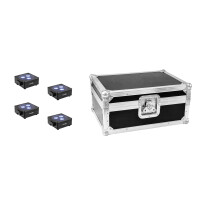 Eurolite Set 4x AKKU Flat Light 3 sw + C gallery