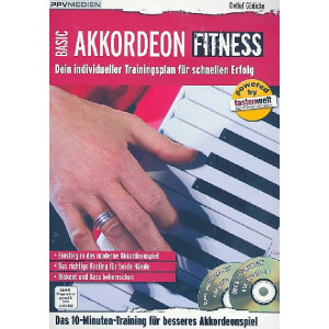 Basic Akkordeon Fitness (+CD +DVD)